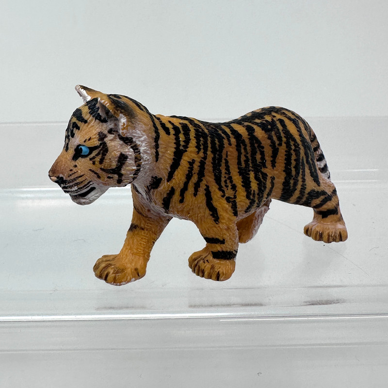 Schleich Tiger Cub Figure Striped Large Cat Wildlife Zoo Animal Figurine 3″