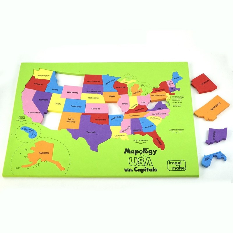 Mapology USA Map with Capitals | Learning States and Capitals | US Geography gallery