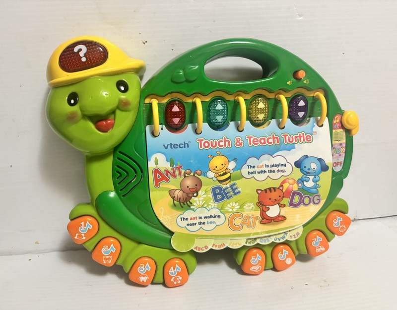 VTech Touch and Teach Turtle Educational Learning Toy ABC’s Music Reading EC F/S