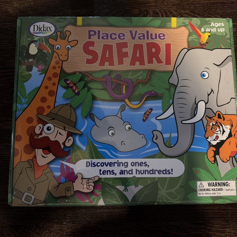 Didax Place Value Safari – Discovering Ones, Tens, Hundreds. Ages 8 And Up.