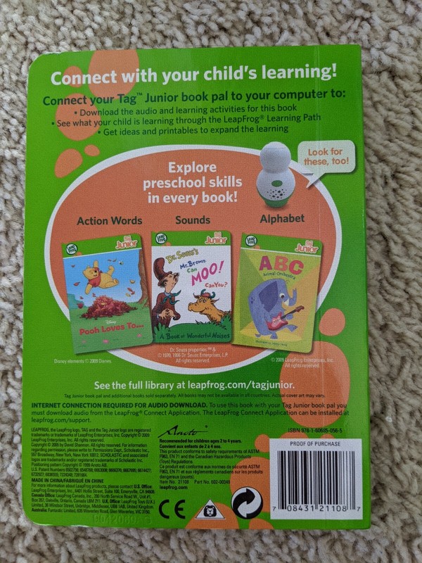 Tag Junior Book David Smells, Senses, 2-4 Years, LeapFrog gallery