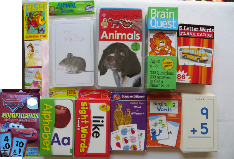13 Sets Lot Flash Cards Addition Brain Quest Words Spelling Counting K Teacher