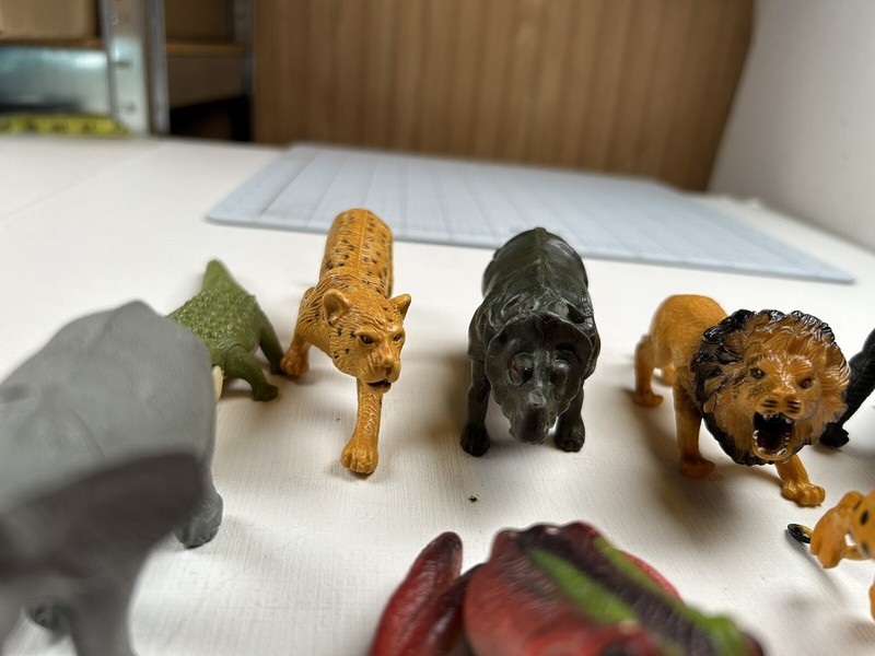 Lot Plastic Toy Jungle Animals gallery