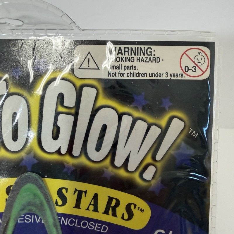 Way to Glow! Planets and Stars Plastic Glow in the Dark Space Sky NEW 1996 gallery