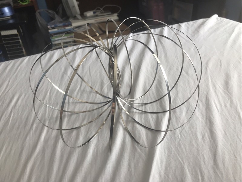 Vsauce The Curiosity Box INQ'S Metal Kinetic Torus Knot Toy Winter 2020 RARE OOP gallery