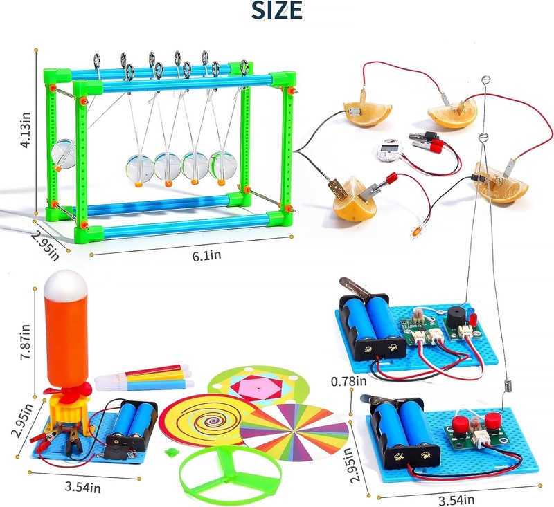 4 Set STEM Science Kits for Kids Age 8-12, 7-in-1 Science Experiments Crafts Pro gallery