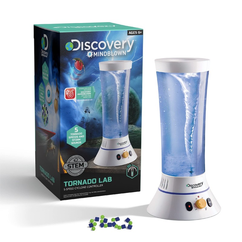 Tornado Lab STEM Kit, 5-Speed Cyclone Controller, Educational Toy for Kids