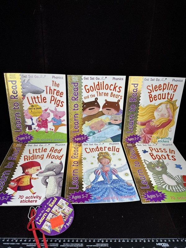 Learn To Read Phonics Set of 6 Myles Kelly Ages 5 to 7