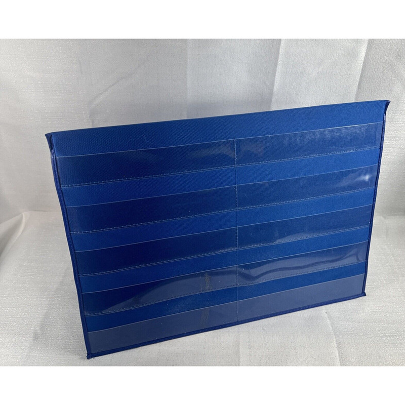 Pocket Easel Teaching and Speech Therapy Blue 5 Rows 18"Lx6"W GUC gallery