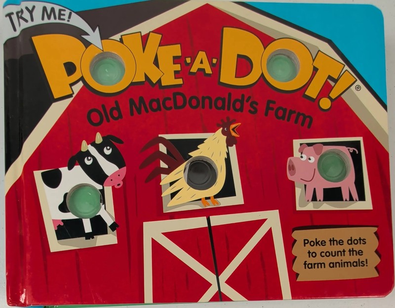 Melissa & Doug Poke-a-Dot Old MacDonald’s Farm Board Book