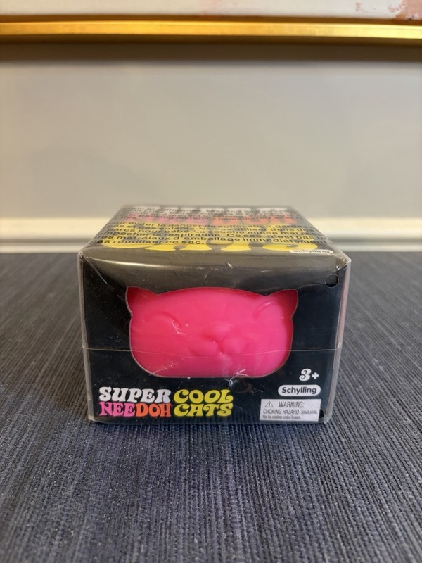 NeeDoh Super Cool Cats XL Giant Squishy Pink NeeDoh Cat TikTok VIRAL NIB