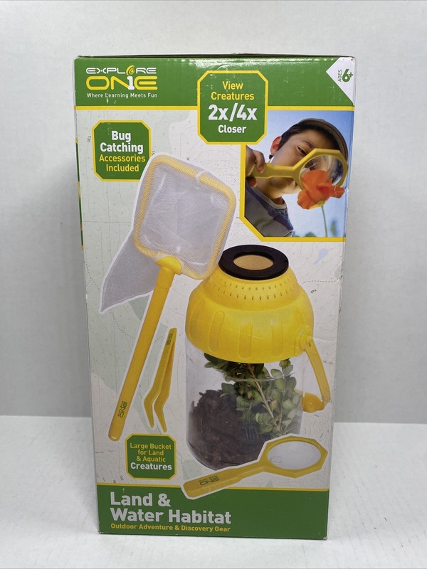 EXPLORE ONE LAND & WATER HABITAT BUG CATCHING KIT