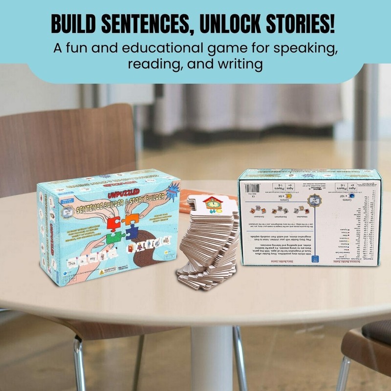Sentence & Story Building: 2 in 1 Game for Speech, Writing, Reading, Sequencing gallery