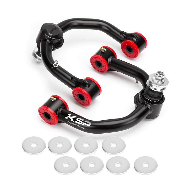 2-4″ Upper Control Arms ,Black, Vehicle Specific Fit,With Flexible Ball Joint