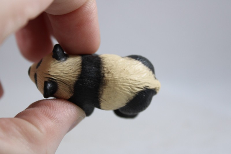 ANIMAL FIGURE K&M GIANT PANDA BEAR MINI 2" LONG FOREST ZOO WILDLIFE DIORAMA TOY gallery