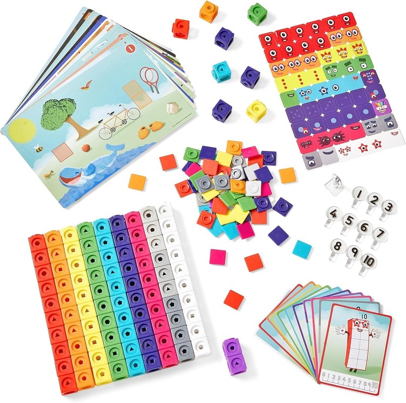 MathLink Cubes Numberblocks 1-10 Activity Set, 30 Preschool Learning Activiti... gallery