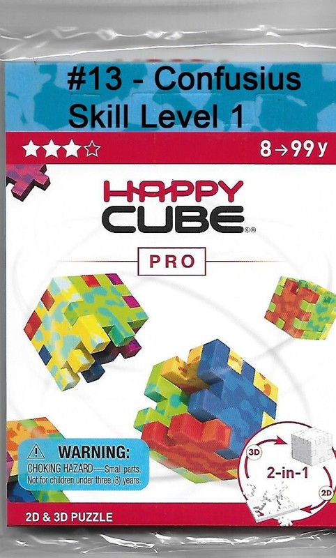 Happy Cube Puzzle Brain Teaser Cube Puzzle 3D Foam Puzzle – 6 styles available