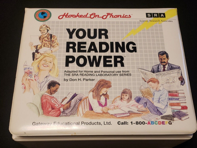 Hooked on Phonics SRA Your Reading Power Box Set cassette home schooling