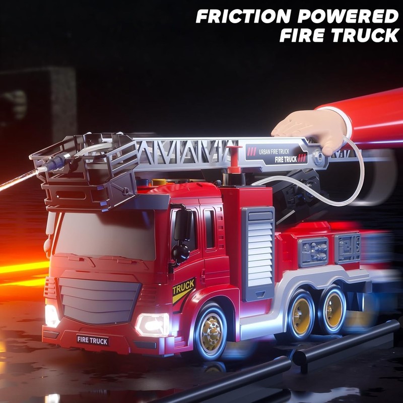 Fire Truck Toy for Kids 3 4 5 6 7 8 Years Old - Fire Trucks Playset with ..... gallery