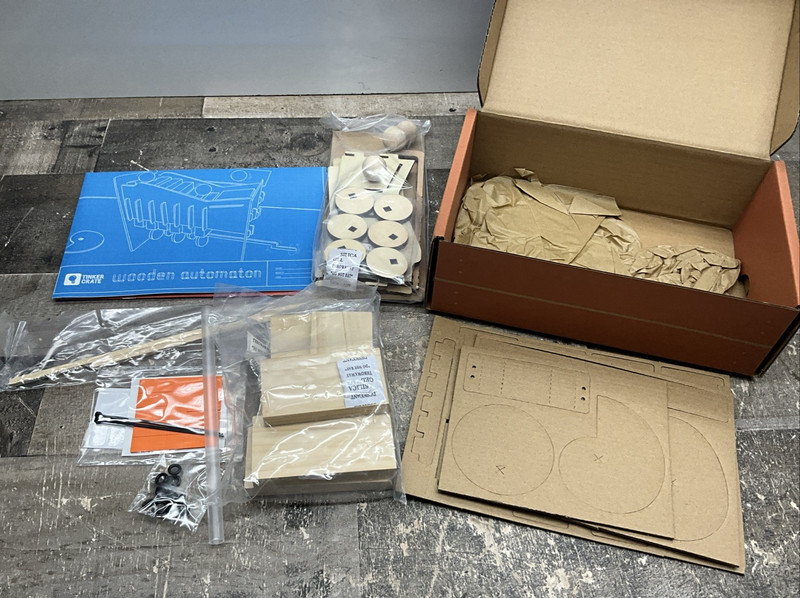 KIWICO TINKER CRATE WOODEN AUTOMATION STEM KIT F1680-TAUT AGES 9+ NEW OPEN BOX gallery