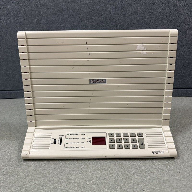 GeoSafari Electronic Learning System EI 8800 VINTAGE Untested No Cord