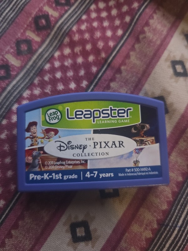 Leap Frog Leapster Learning Game Donny Pixar Collection Pre-k-1st Grade