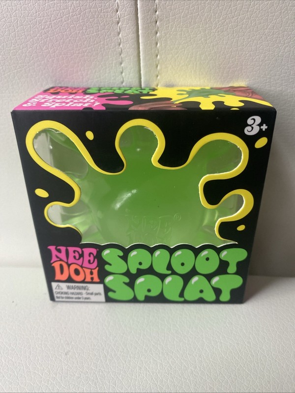 New Nee Doh Splooot Splat Green Tactile Squeeze Toy Sensory Ages 3+