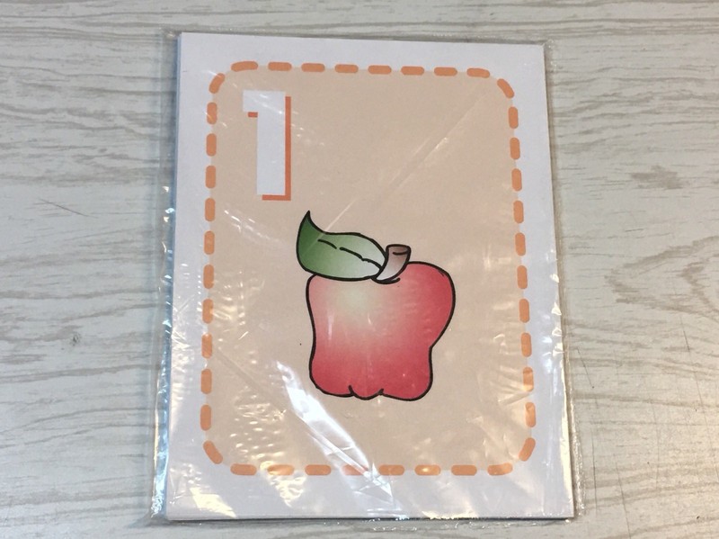 COUNTING MY NUMBERS 1-10 Preschool Flash Card set