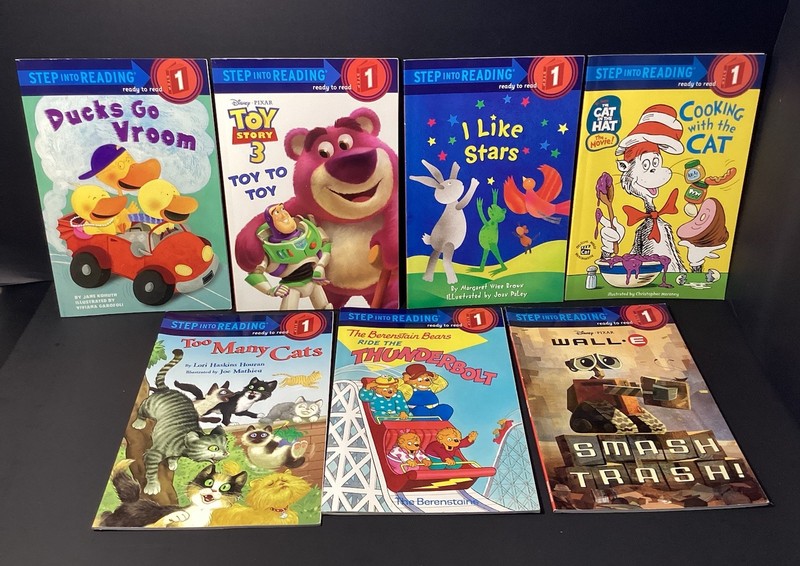 Random House Step Into Reading Lot Of 7 Step 1 Ready To Read Educational R3