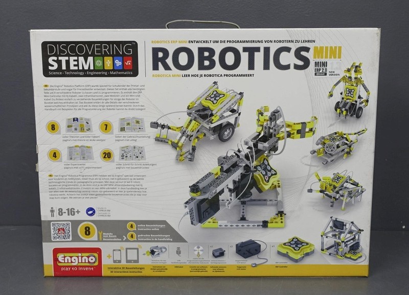 Engino Discovering Stem Programming Robotics Mini Building Kit Ages 8-16+ New