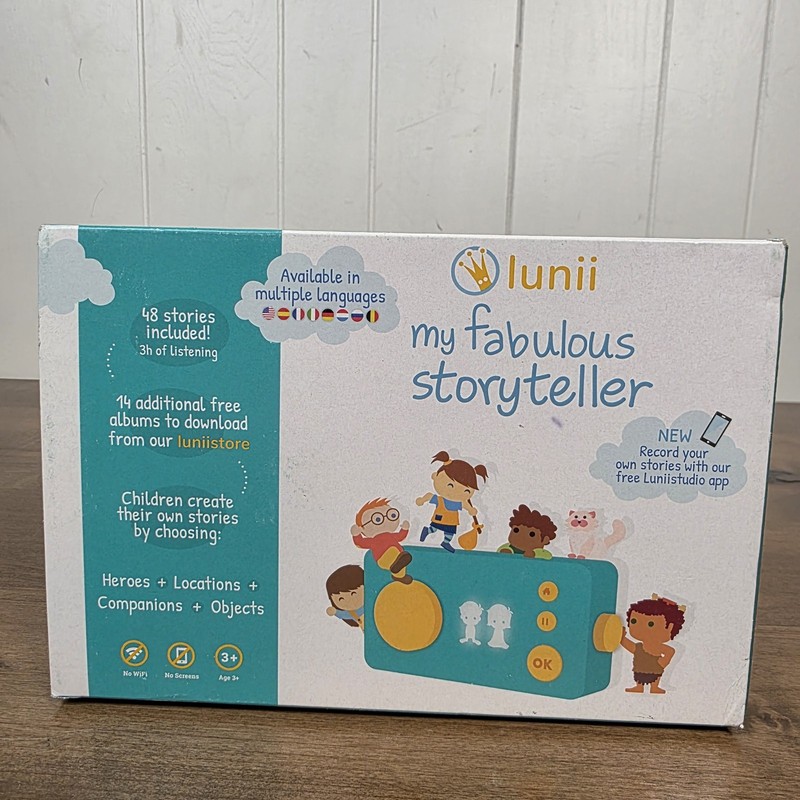 NEW Lunii My Fabulous Storyteller Screen-Free Educational Toy SEALED