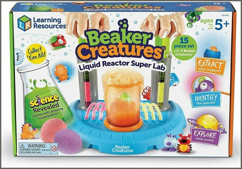 NEW Learning Resources Beaker Creatures Liquid Reactor Super Lab + Extra one EGG