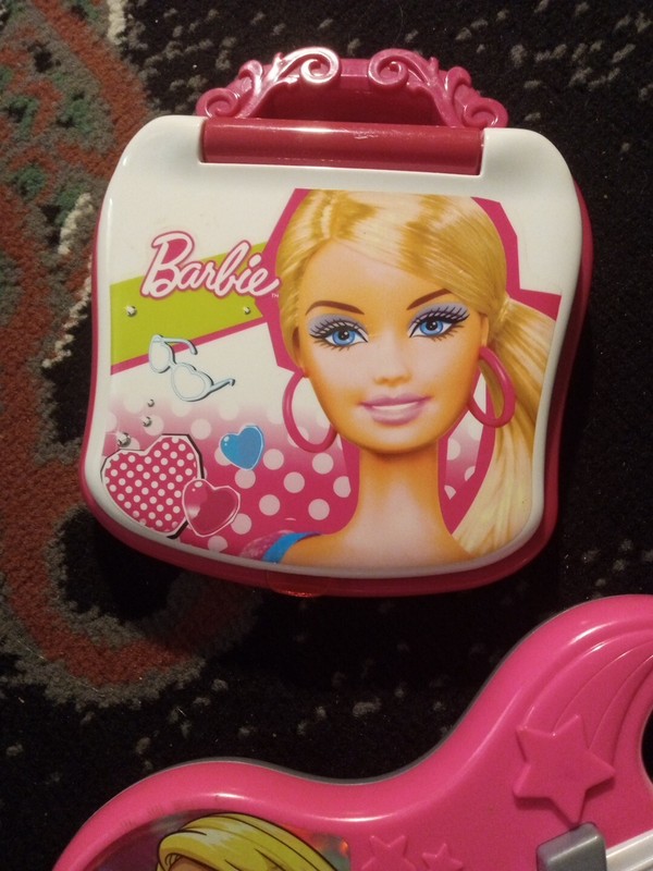 BARBIE Little Learning Laptop by OREGON SCIENTIFIC ~ Barbie Guitar Both WORK gallery