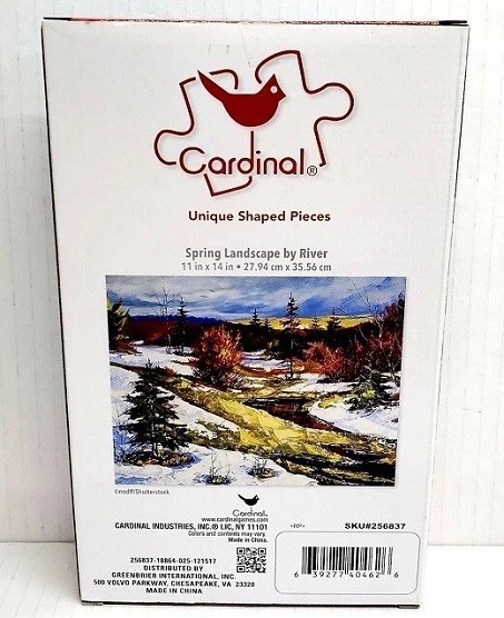 NEW 500pc PUZZLE JIGSAW SET SPRING LANDSCAPE BY RIVER HERITAGE SUNSHINE ORCHARD gallery