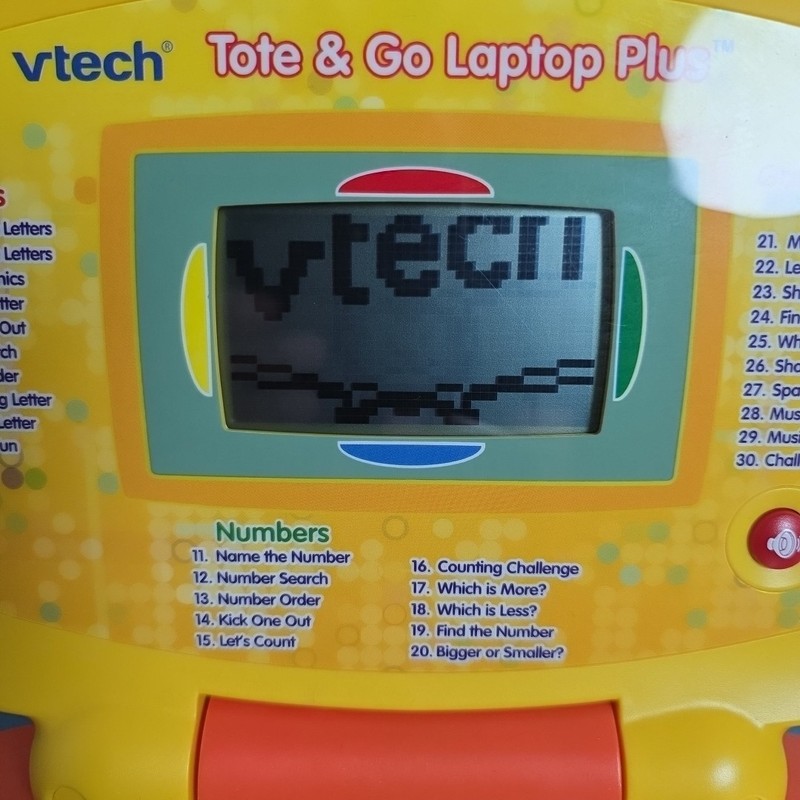 Vintage VTech Tote-and-Go Laptop Plus Learning System With Mouse, Works gallery