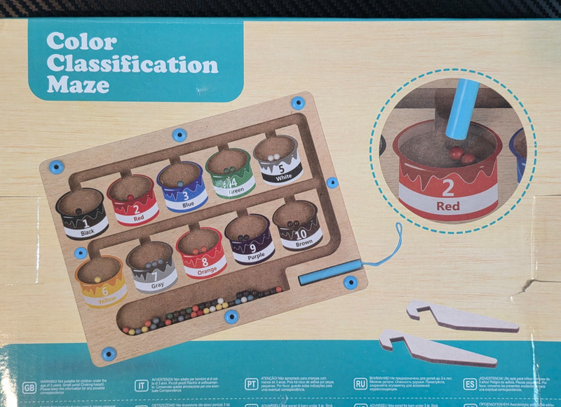 Color Classification Maze Educational Toy for Toddlers Ages 36 Months and Up gallery