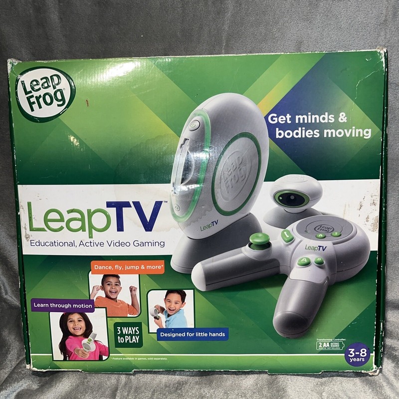 LeapFrog Leap TV Educational Video Gaming System 2014 Read Description