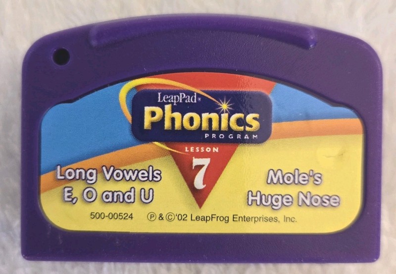 Leapfrog-LeapPad-Book-Phonics Program-Lesson 7-Mole's Hug Nose-2002 age 3-7yrs gallery