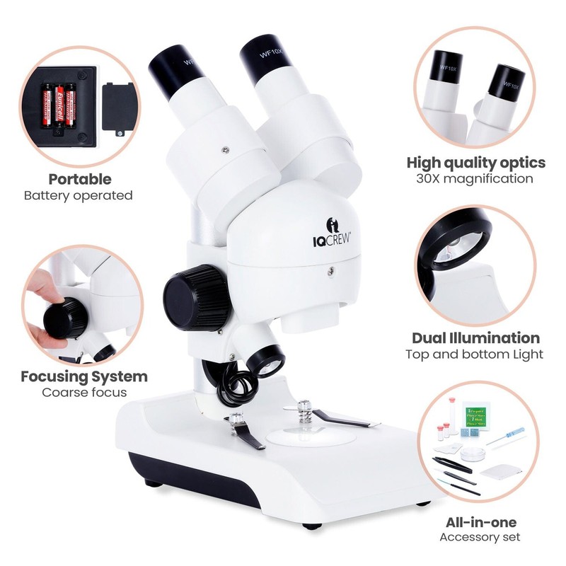 Natural Geode Discover Kit – 30X Microscope, Natural Geode Exploration Set +More gallery