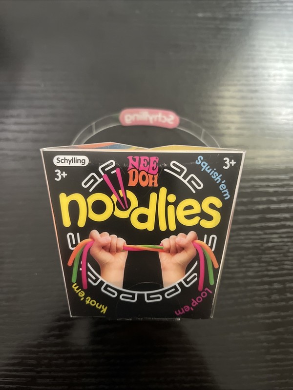 Nee Doh Schylling Noodlies Sensory Fidget Toy – 5 Colors – Authentic NeeDoh