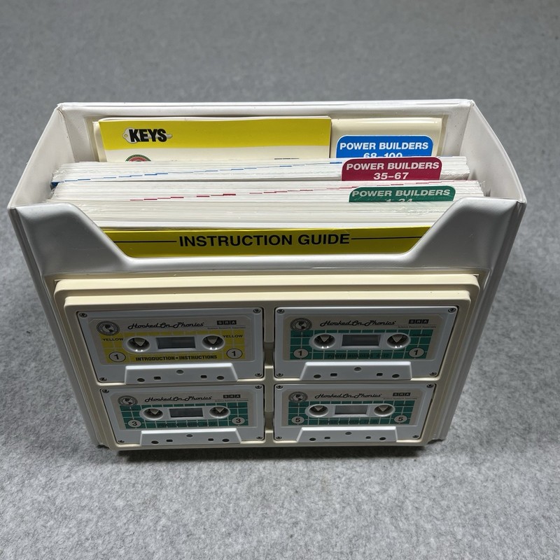 Vintage Hooked on Phonics Reading Power SRA Complete Set gallery
