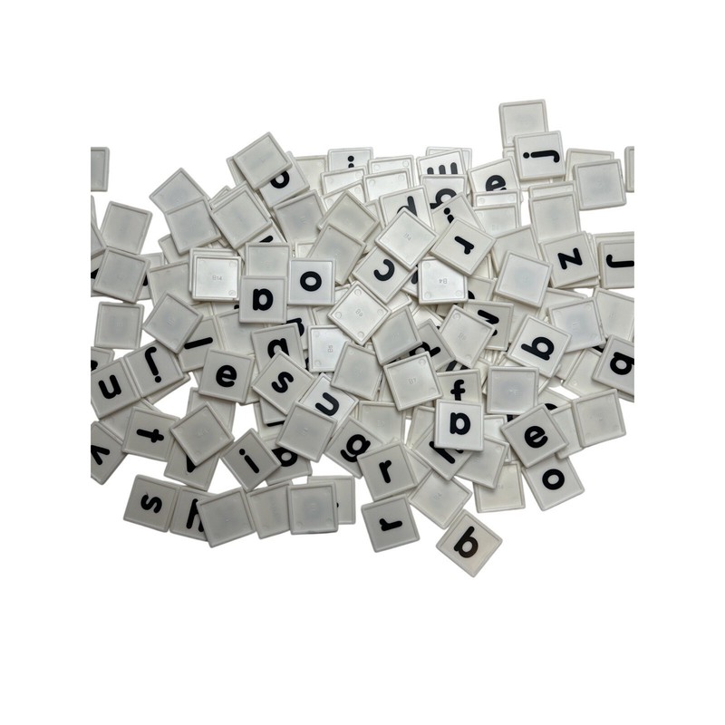 Letter Tiles 1 Inch Plastic 176 Pieces Lowercase Set Of Alphabet Pieces Learning