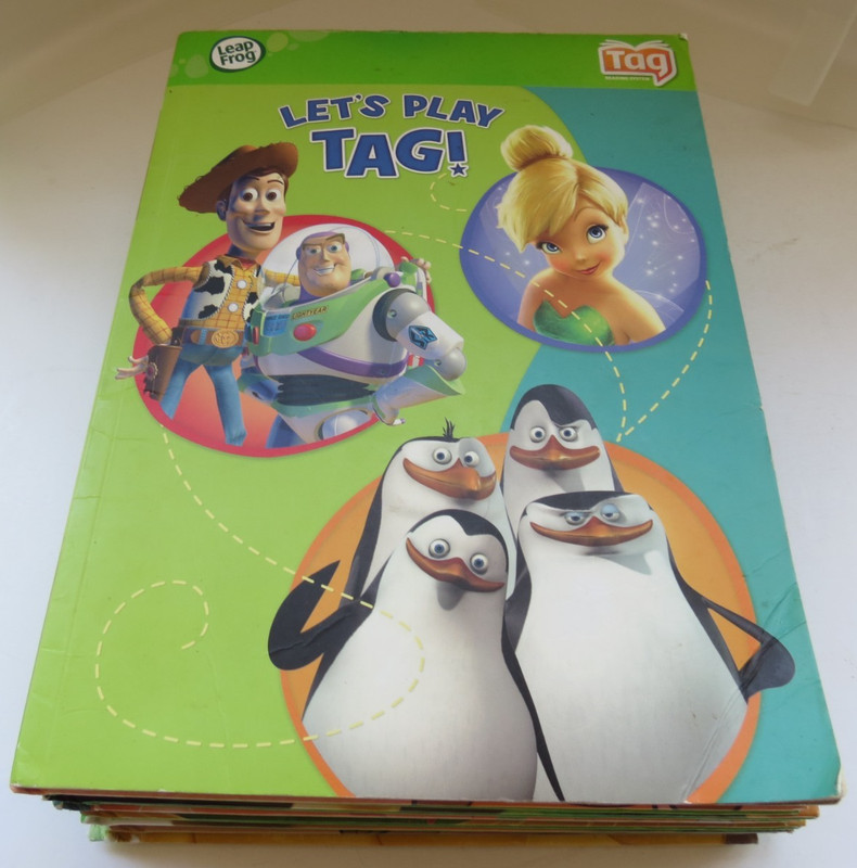 Leapfrog Tag Hard Case w Books - Disney, Tinkerbell, Dora, Scooby Doo, Toy Story gallery