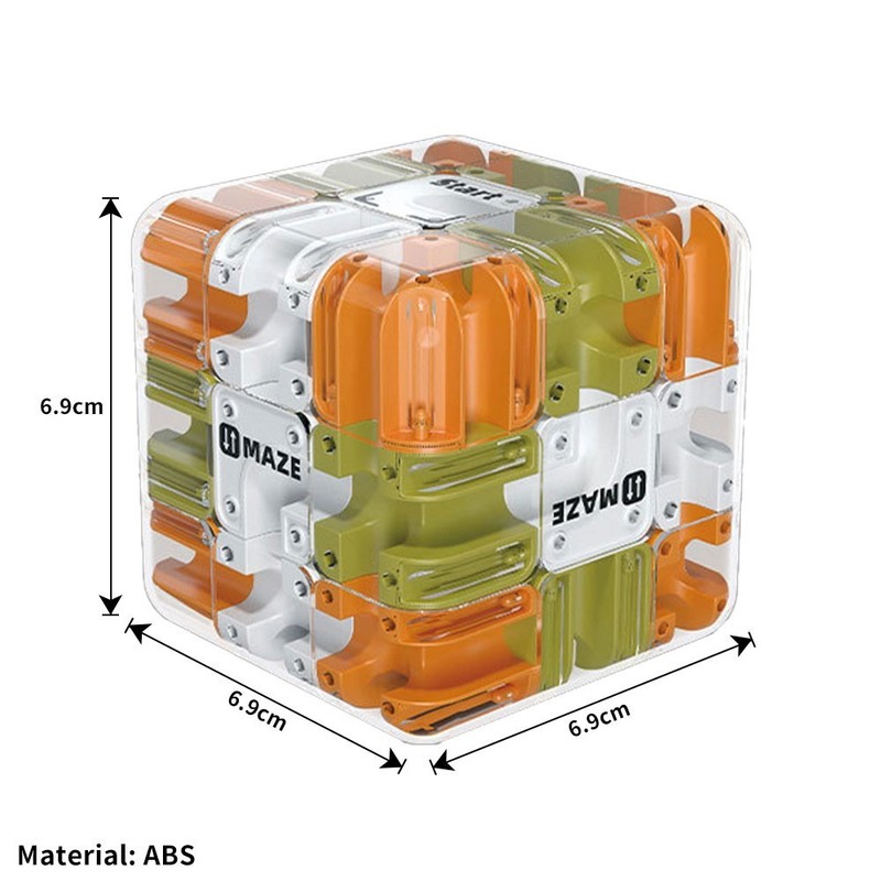 Large 3D Labyrinth Cube Puzzle,Magic Cube Maze Ball Puzzle Christmas Kids Gift