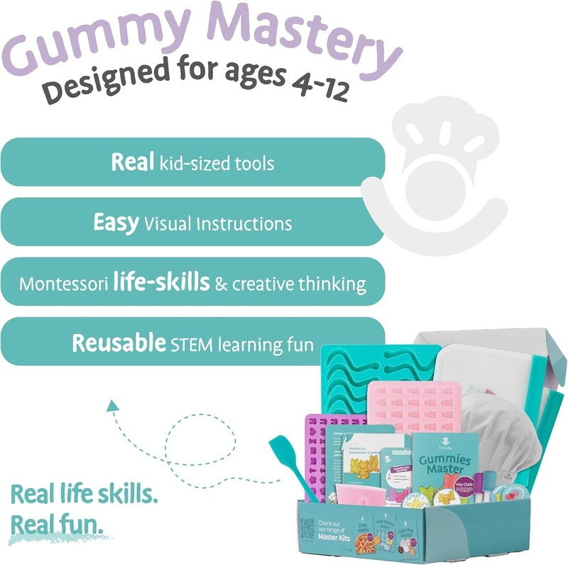 Ultimate Gummy-Making Kit for Kids – Real Fun DIY Candy Kit, STEM Activity fo... gallery