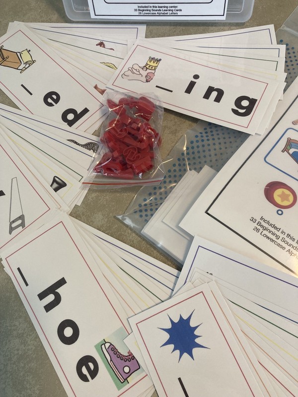 Beginning Sounds Learning Set prek - K-5 w/ Lakeshore Learning Storage bag gallery