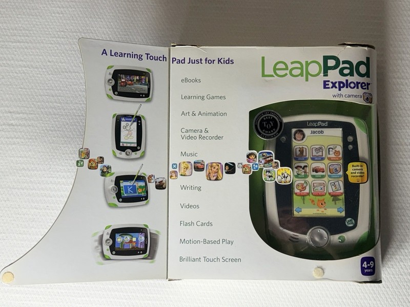 Leap Frog Leap Pad Explorer With Camera Learning System White Green NEW READ gallery