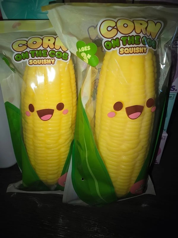 🌽Sunny Days Corn Fidget Toy Squishy Soft Squeeze Sensory Kids New Squeeezy