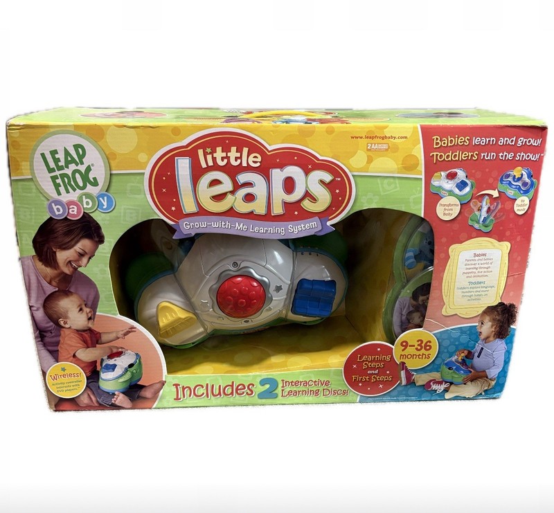 LeapFrog Baby Little Leaps Grow-with Me Learning System 2 Discs – New in Box