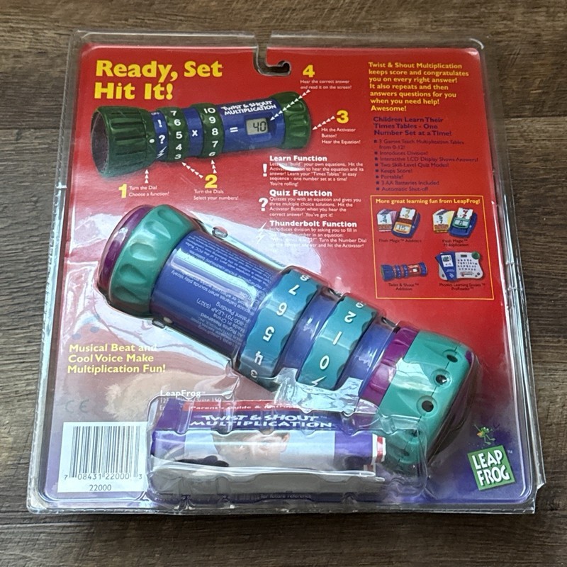 Leapfrog Twist & Shout Multiplication Math Electronic Game Brand New gallery